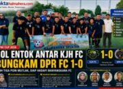 KJH FC Tancap Gas di PWI Cup, DPR FC Jadi Korban Perdana