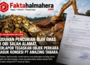Terlapor Bantah Tuduhan Pencurian Bijih Emas di Obi, Sebut Laporan Salah Sasaran karena Objek Perkara Berada di Konsesi PT Amazing Tabara