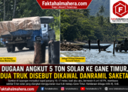 Dugaan Angkut 5 Ton Solar dari Saketa ke Gane Timur, Polsek Gane Barat Ikut Disorot