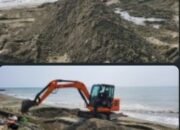 Galian C di Pantai Kawasi Disorot! Pasir Dijual Rp1 Juta per Damtruk ke Soligi, Polres Halsel Didesak Turun Tangan